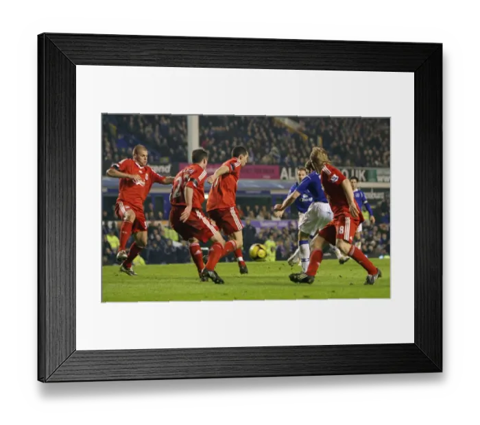 Framed Print : Gosling Stuns Liverpool: FA Cup Fourth Round Thriller at Goodison Park (2009) Framed Print : Gosling Stuns Liverpool: FA Cup Fourth Round Thriller at Goodison Park (2009)