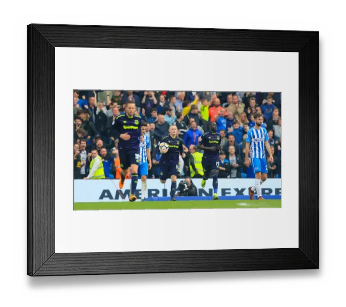 Framed Print : Wayne Rooney Scores First Goal for Everton at AMEX Stadium against Brighton and Hove Albion, Premier League Framed Print : Wayne Rooney Scores First Goal for Everton at AMEX Stadium against Brighton and Hove Albion, Premier League