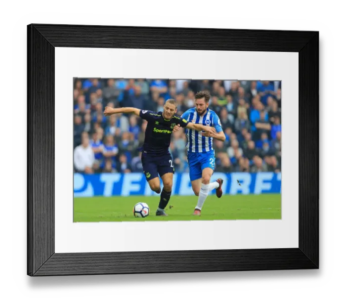 Framed Print : Premier League - Brighton and Hove Albion v Everton - AMEX Stadium