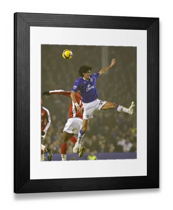 Framed Print : Marouane Fellaini's Thrilling Performance: Everton vs Arsenal, Barclays Premier League, 08 / 09 Season Framed Print : Marouane Fellaini's Thrilling Performance: Everton vs Arsenal, Barclays Premier League, 08 / 09 Season