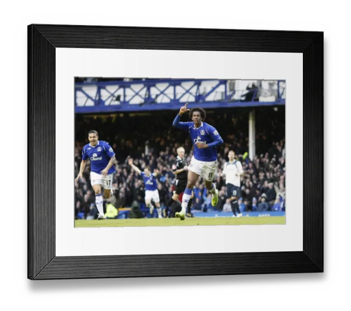 Framed Print : Jo's Double: Everton's Triumph over Bolton Wanderers in the Barclays Premier League (2008-09), Goodison Park Framed Print : Jo's Double: Everton's Triumph over Bolton Wanderers in the Barclays Premier League (2008-09), Goodison Park