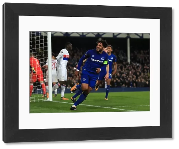 Ashley Williams Scores First Goal: Everton vs. Olympique Lyonnais, UEFA Europa League, Goodison Park