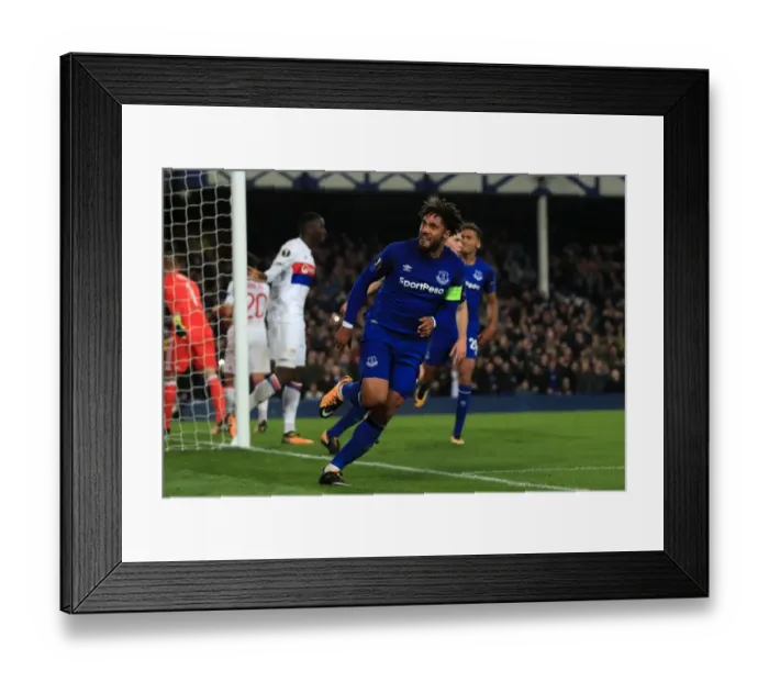 Framed Print : Ashley Williams Scores First Goal: Everton vs. Olympique Lyonnais, UEFA Europa League, Goodison Park Framed Print : Ashley Williams Scores First Goal: Everton vs. Olympique Lyonnais, UEFA Europa League, Goodison Park