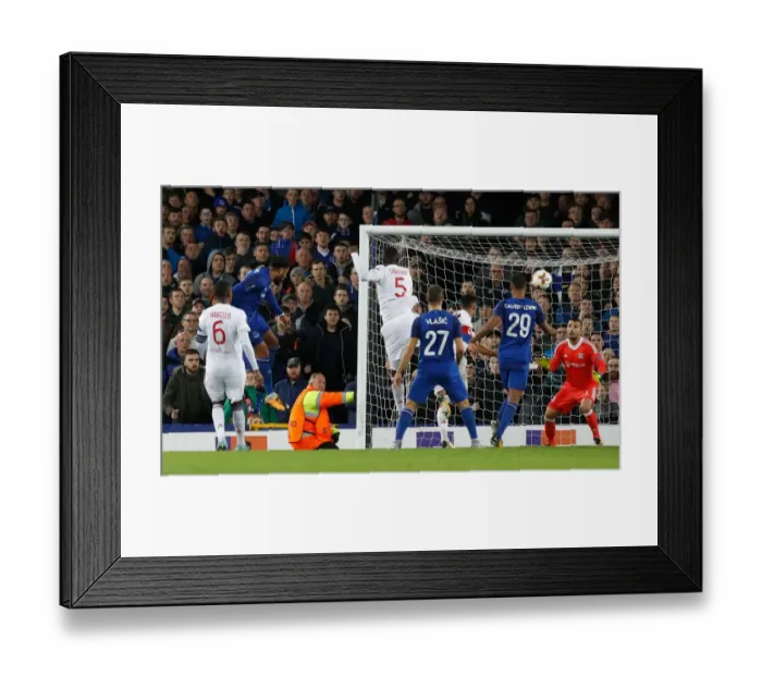 Framed Print : Ashley Williams Scores First Goal for Everton: UEFA Europa League vs. Olympique Lyonnais, Group E - Goodison Park Framed Print : Ashley Williams Scores First Goal for Everton: UEFA Europa League vs. Olympique Lyonnais, Group E - Goodison Park