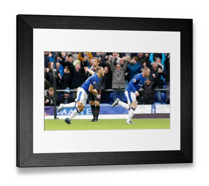 Framed Print : Wayne Rooney's Goal: Everton vs. Arsenal at Goodison Park Framed Print : Wayne Rooney's Goal: Everton vs. Arsenal at Goodison Park