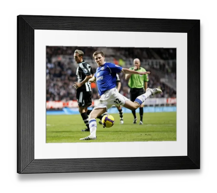 Framed Print : Dan Gosling's Standout Performance: Everton vs. Newcastle United in 2009 Premier League Framed Print : Dan Gosling's Standout Performance: Everton vs. Newcastle United in 2009 Premier League