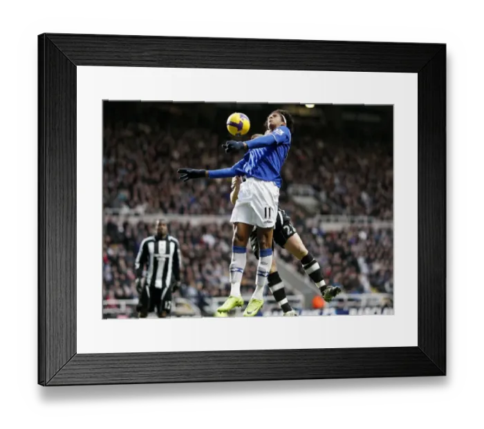 Framed Print : Everton vs Newcastle United: Barclays Premier League Clash at St. James Park - February 2009 Framed Print : Everton vs Newcastle United: Barclays Premier League Clash at St. James Park - February 2009