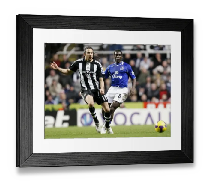 Framed Print : Castillo vs. Gutierrez: Everton vs. Newcastle United - A Battle in the Barclays Premier League (08 / 09), St. James Park, 22nd February 2009 Framed Print : Castillo vs. Gutierrez: Everton vs. Newcastle United - A Battle in the Barclays Premier League (08 / 09), St. James Park, 22nd February 2009