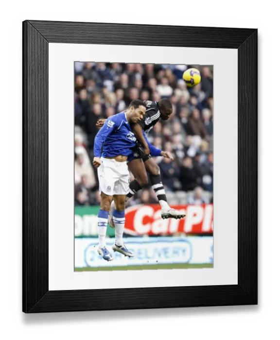 Framed Print : Lescott vs Ameobi: Everton vs Newcastle United, Barclays Premier League Clash, 2008-2009 Framed Print : Lescott vs Ameobi: Everton vs Newcastle United, Barclays Premier League Clash, 2008-2009