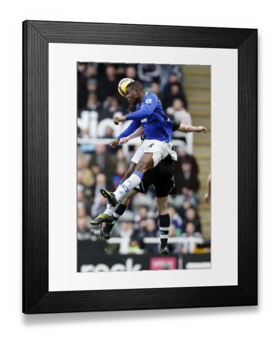 Framed Print : Anichebe in Action: Newcastle United vs. Everton, Barclays Premier League (2009) Framed Print : Anichebe in Action: Newcastle United vs. Everton, Barclays Premier League (2009)