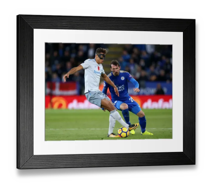 Framed Print : Premier League - Leicester City v Everton - King Power Stadium Framed Print : Premier League - Leicester City v Everton - King Power Stadium