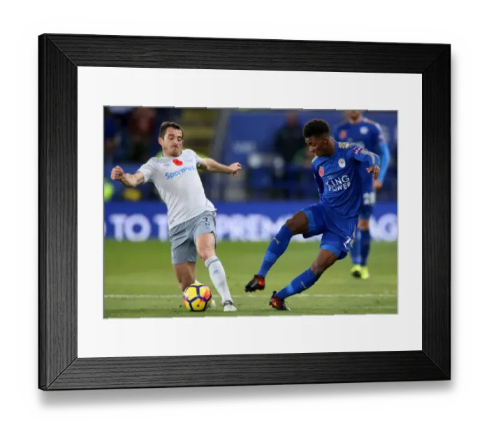 Framed Print : Intense Rivalry: Leighton Baines vs. Demarai Gray - A Battle for Ball Supremacy Framed Print : Intense Rivalry: Leighton Baines vs. Demarai Gray - A Battle for Ball Supremacy