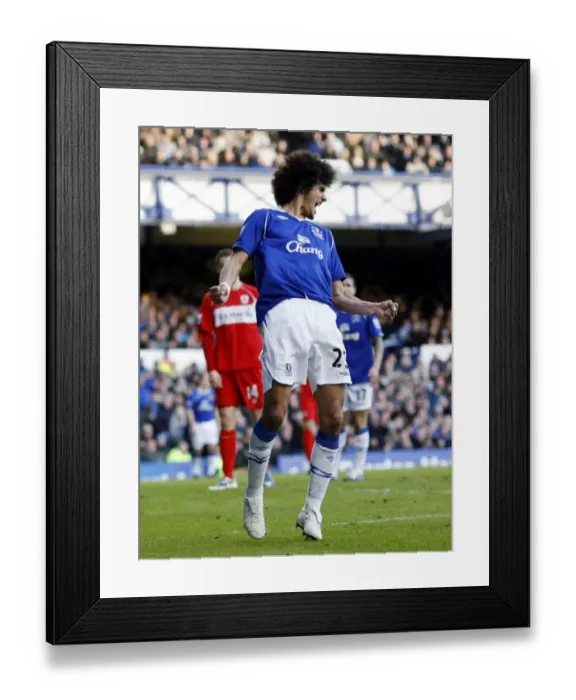 Framed Print : Marouane Fellaini's Reaction: Everton's FA Cup Quarterfinal Clash with Middlesbrough (08 / 09) Framed Print : Marouane Fellaini's Reaction: Everton's FA Cup Quarterfinal Clash with Middlesbrough (08 / 09)