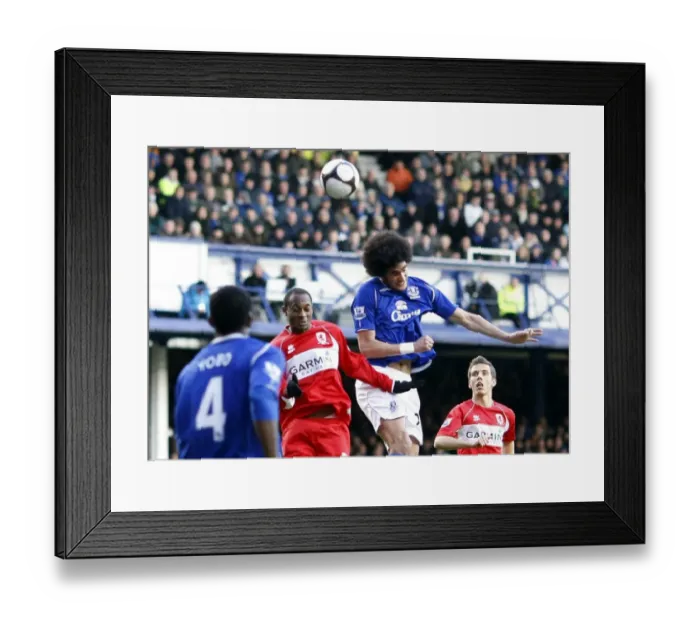 Framed Print : Fellaini vs Hoyte: Everton vs Middlesbrough FA Cup Quarterfinal Showdown Framed Print : Fellaini vs Hoyte: Everton vs Middlesbrough FA Cup Quarterfinal Showdown