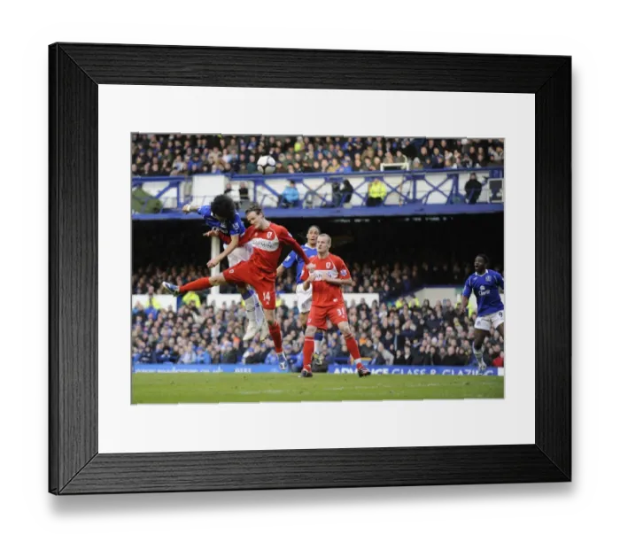 Framed Print : Football - Everton v Middlesbrough FA Cup Quarter Final