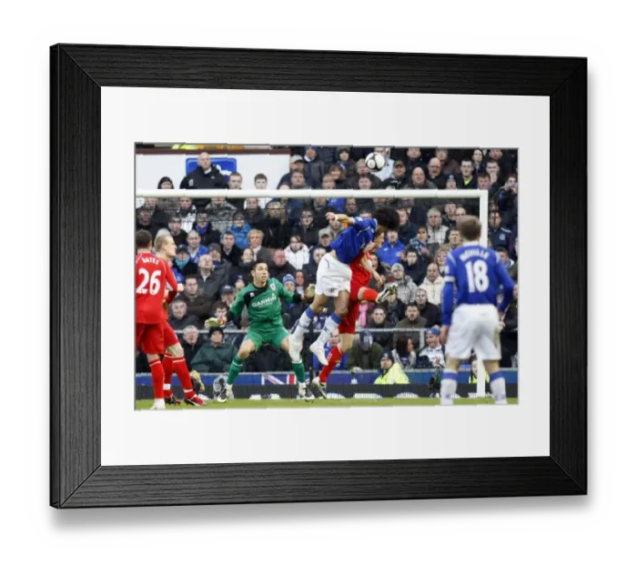 Framed Print : Marouane Fellaini Scores Historic FA Cup Quarterfinal Goal for Everton Against Middlesbrough (8 / 3 / 09) Framed Print : Marouane Fellaini Scores Historic FA Cup Quarterfinal Goal for Everton Against Middlesbrough (8 / 3 / 09)