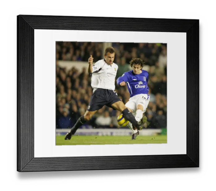 Framed Print : Intense Football Rivalry: Simon Davies vs. Carl Fletcher Framed Print : Intense Football Rivalry: Simon Davies vs. Carl Fletcher