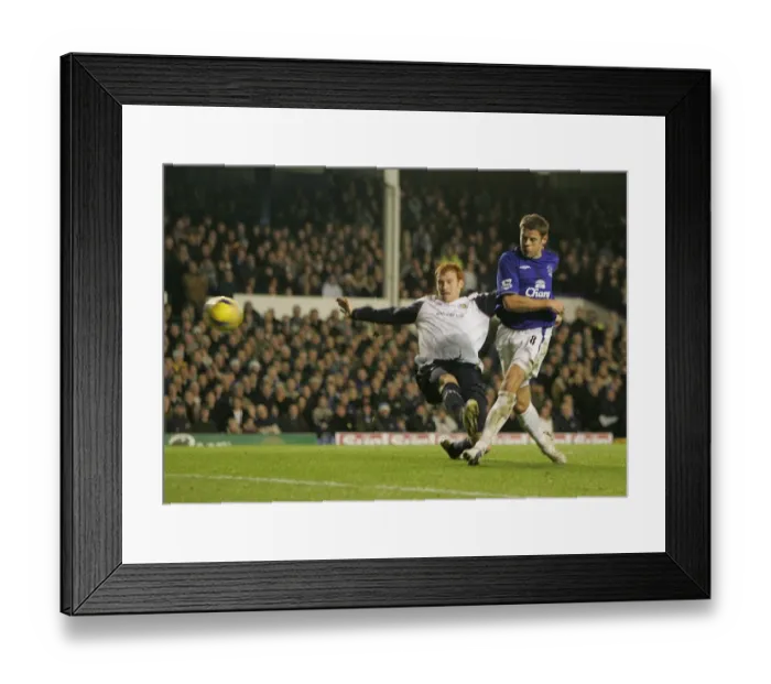 Framed Print : James Beattie's Historic Debut Goal for Everton FC Framed Print : James Beattie's Historic Debut Goal for Everton FC