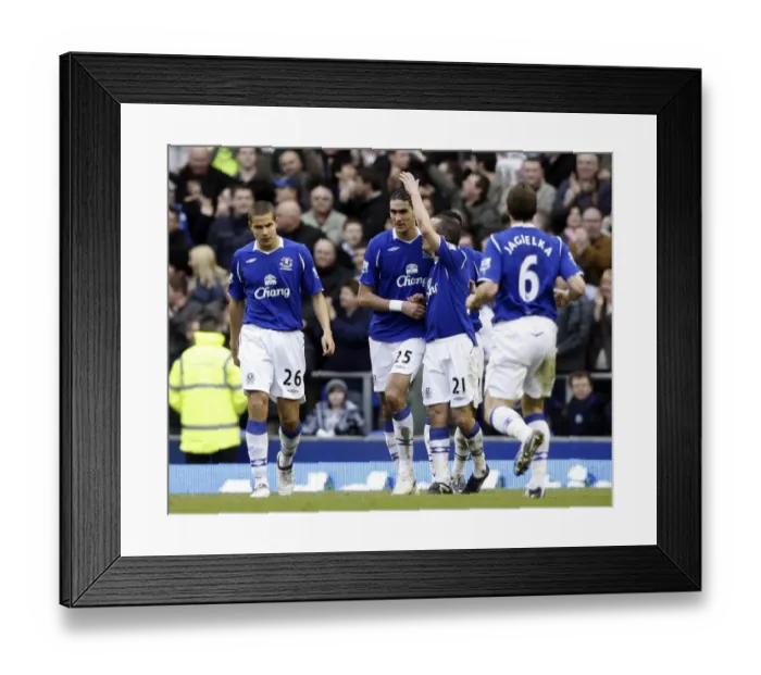 Framed Print : Everton's Marouane Fellaini Scores Third Goal vs. Stoke City in Barclays Premier League: Everton v Stoke City, Goodison Park, 14 / 3 / 09 Framed Print : Everton's Marouane Fellaini Scores Third Goal vs. Stoke City in Barclays Premier League: Everton v Stoke City, Goodison Park, 14 / 3 / 09