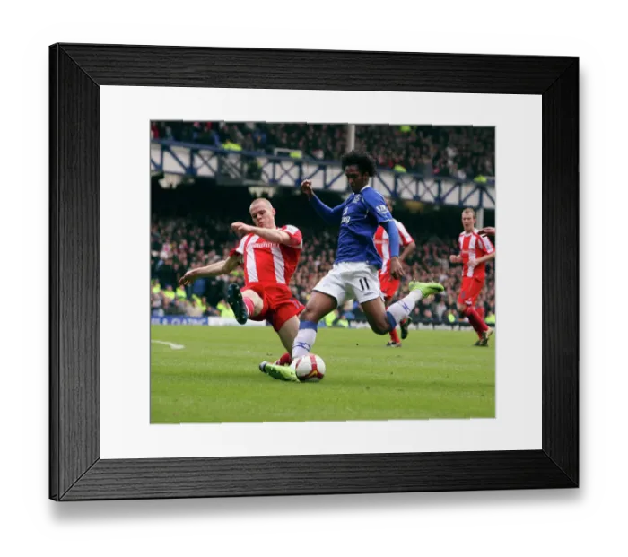 Framed Print : Jo's Historic First Goal: Everton vs Stoke City, Barclays Premier League, Goodison Park, 14 / 3 / 09 Framed Print : Jo's Historic First Goal: Everton vs Stoke City, Barclays Premier League, Goodison Park, 14 / 3 / 09