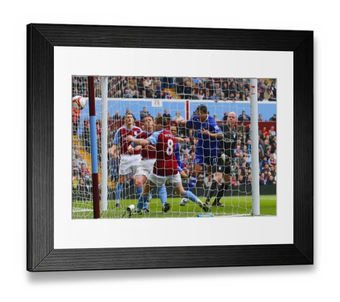 Framed Print : Tim Cahill Scores Everton's Second Goal Against Aston Villa (12 / 4 / 09) Framed Print : Tim Cahill Scores Everton's Second Goal Against Aston Villa (12 / 4 / 09)