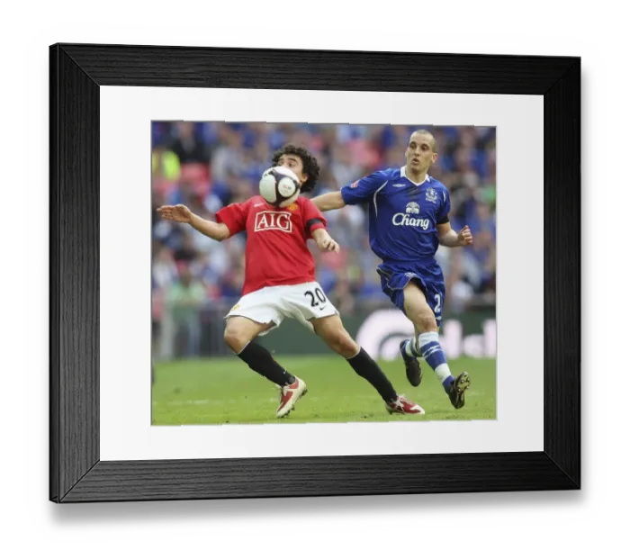 Framed Print : Everton vs Manchester United: FA Cup Semi-Final Showdown at Wembley Stadium (2009)