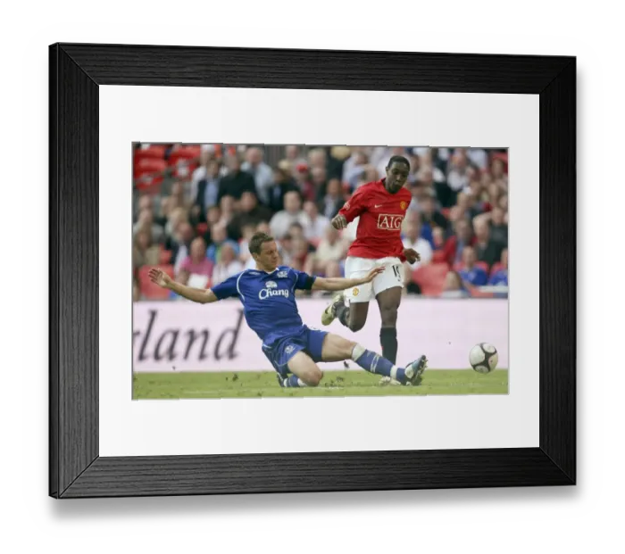 Framed Print : Jagielka vs Welbeck: Everton vs Manchester United FA Cup Semi-Final Rivalry at Wembley Stadium (2009) Framed Print : Jagielka vs Welbeck: Everton vs Manchester United FA Cup Semi-Final Rivalry at Wembley Stadium (2009)