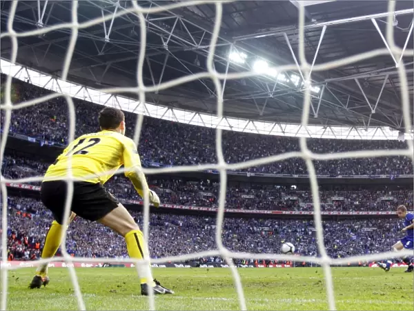 Everton's Phil Jagielka Scores Dramatic Winning Penalty Against Manchester United in FA Cup Semi-Final at Wembley Stadium (April 19, 2009)