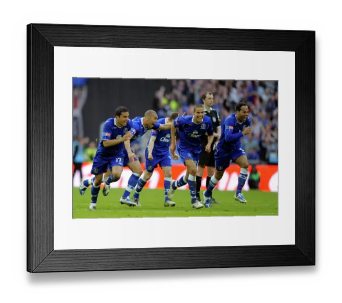 Framed Print : Everton's FA Cup Triumph: Everton vs Manchester United - Wembley Semi-Final Victory (19 / 4 / 09) Framed Print : Everton's FA Cup Triumph: Everton vs Manchester United - Wembley Semi-Final Victory (19 / 4 / 09)