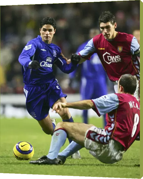 Mikel Arteta: Everton's Midfield Maestro Slices Through Aston Villa's Defense