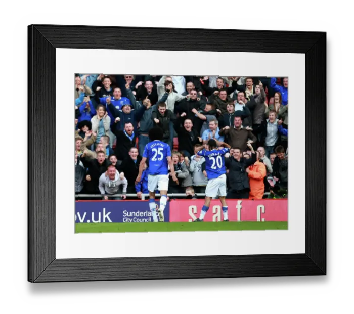 Framed Print : Football - Sunderland v Everton - Barclays Premier League - Stadium of Light - 08 / 09 - 3 / 5 / 09 Steven Pienaar (R) Framed Print : Football - Sunderland v Everton - Barclays Premier League - Stadium of Light - 08 / 09 - 3 / 5 / 09 Steven Pienaar (R)