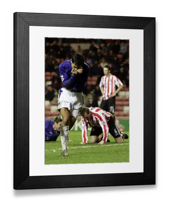 Framed Print : Tim Cahill's Euphoric Moment: Everton's Thrilling Victory Over Sunderland Framed Print : Tim Cahill's Euphoric Moment: Everton's Thrilling Victory Over Sunderland