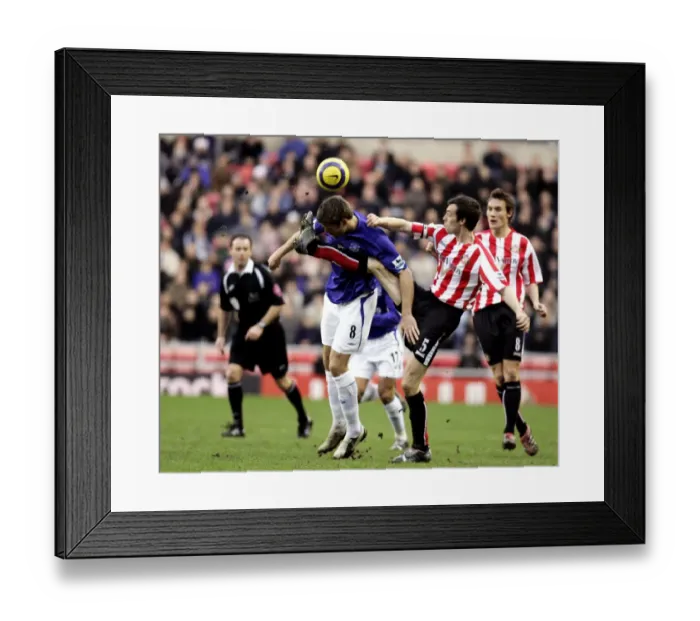 Framed Print : James Beattie: Triumphing Over Early Challenges at Everton Football Club Framed Print : James Beattie: Triumphing Over Early Challenges at Everton Football Club