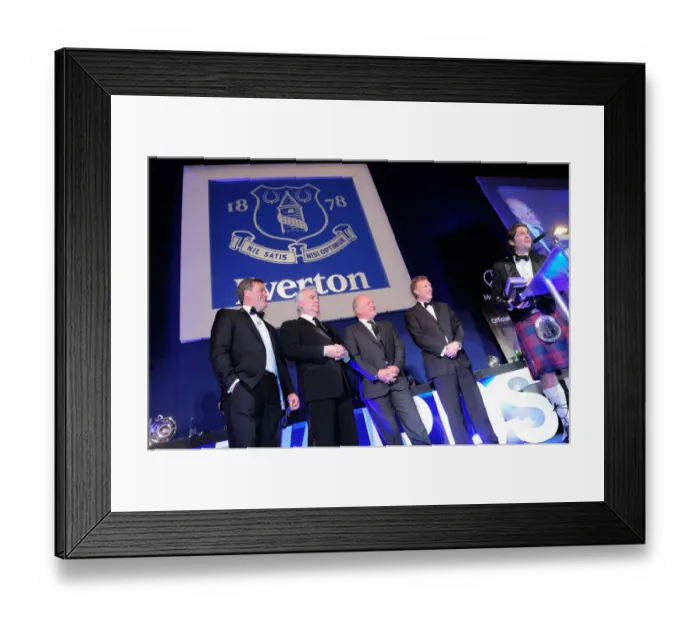 Framed Print : Everton Football Club: 2008-09 Season End of Year Awards
