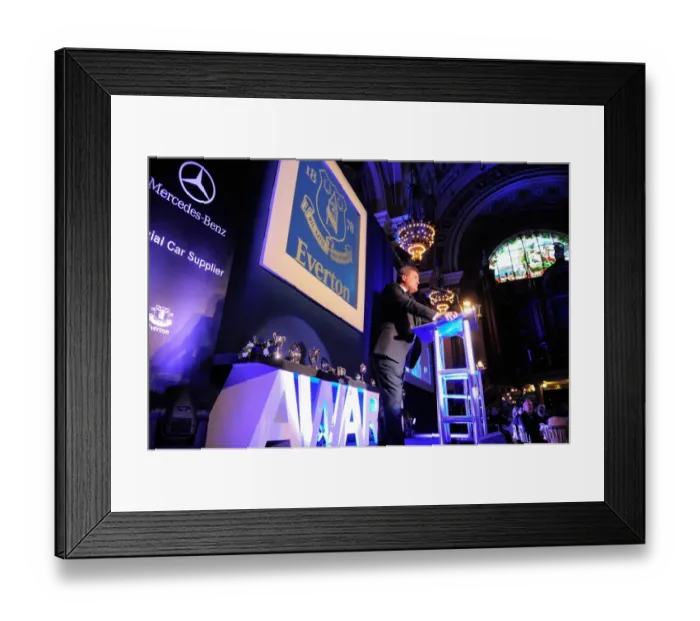 Framed Print : Everton Football Club: 2008-09 End of Season Awards Framed Print : Everton Football Club: 2008-09 End of Season Awards