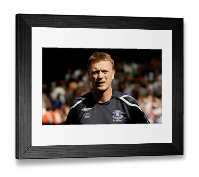 Framed Print : David Moyes at the Helm: Everton vs. Fulham, Barclays Premier League, May 2009