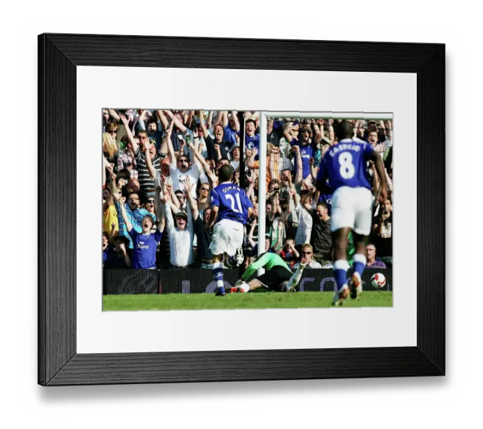 Framed Print : Football - Fulham v Everton Barclays Premier League Framed Print : Football - Fulham v Everton Barclays Premier League