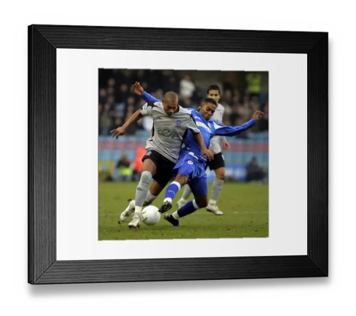 Framed Print : Marcus Bent's Escape Act: Outwitting Millwall's Marvin Elliott Framed Print : Marcus Bent's Escape Act: Outwitting Millwall's Marvin Elliott