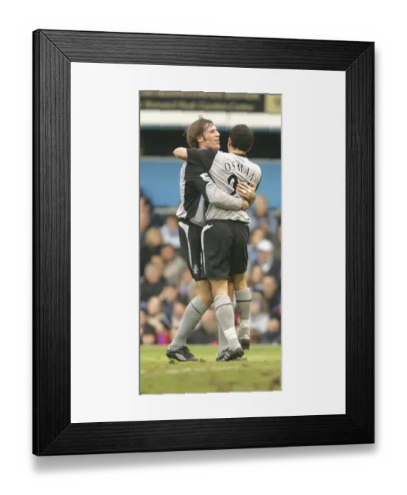 Framed Print : Leon Osman and Kevin Kilbane Framed Print : Leon Osman and Kevin Kilbane