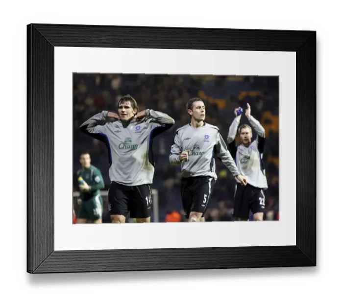 Framed Print : Football - Portsmouth v Everton FA Barclays Premiership Framed Print : Football - Portsmouth v Everton FA Barclays Premiership
