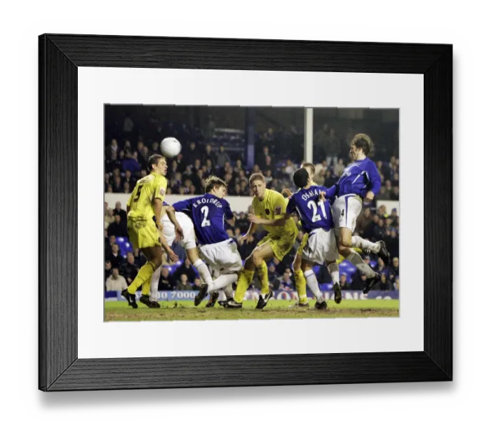 Framed Print : Kevin Kilbane: Soaring High - The Dominant Header Framed Print : Kevin Kilbane: Soaring High - The Dominant Header