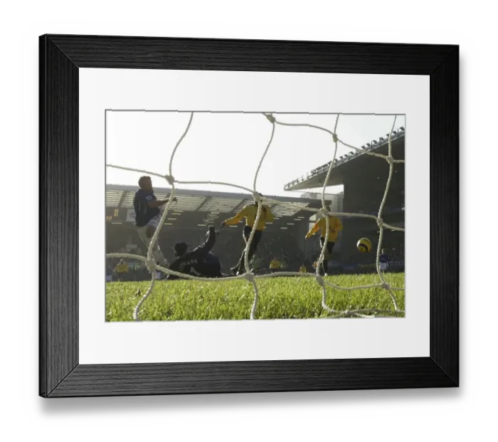 Framed Print : The First Goal is Scored