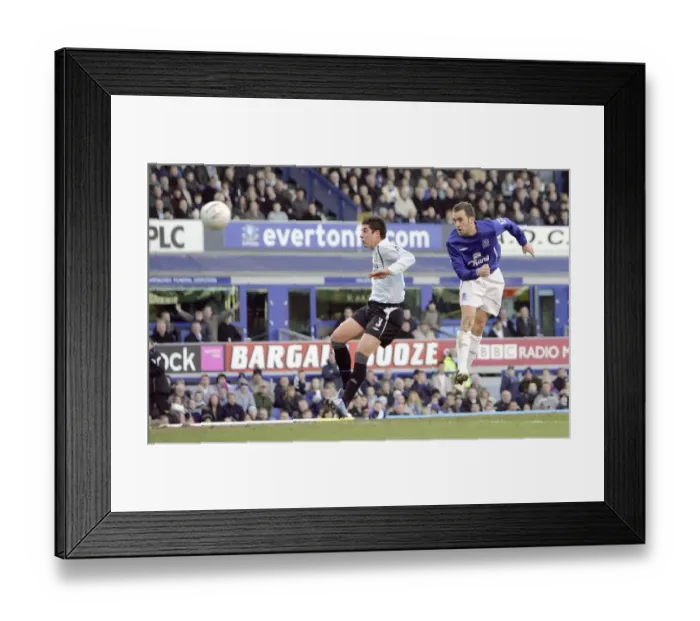 Framed Print : James McFadden Scores His Historic First Goal for Everton Framed Print : James McFadden Scores His Historic First Goal for Everton