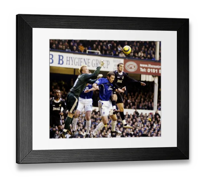 Framed Print : John Ruddy: Everton Goalkeeper Clears Path to Victory Framed Print : John Ruddy: Everton Goalkeeper Clears Path to Victory