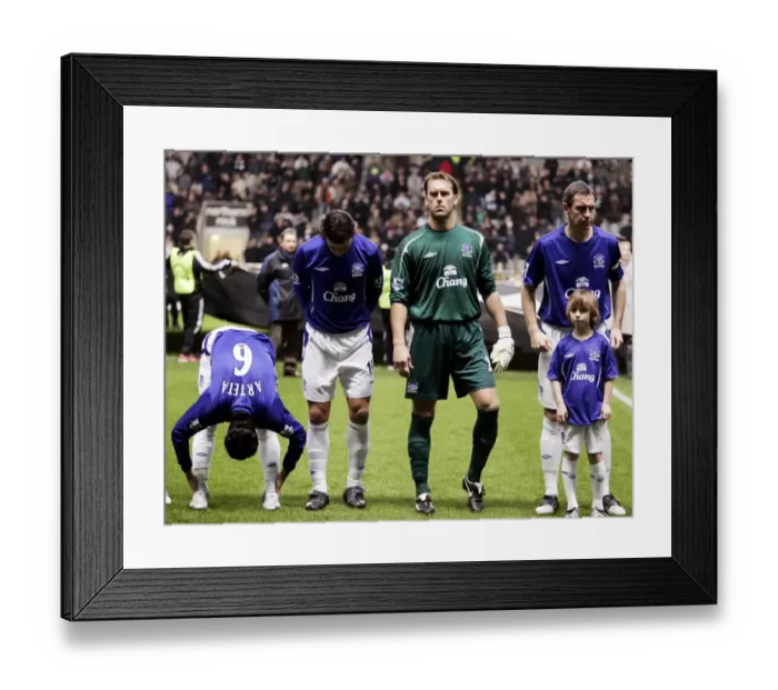 Framed Print : Everton vs Newcastle United: A Battle of Wits - Sander Westerveld vs. Newcastle's Forwards (Feb. 25, 2006, FA Barclays Premiership, St. James Park) Framed Print : Everton vs Newcastle United: A Battle of Wits - Sander Westerveld vs. Newcastle's Forwards (Feb. 25, 2006, FA Barclays Premiership, St. James Park)