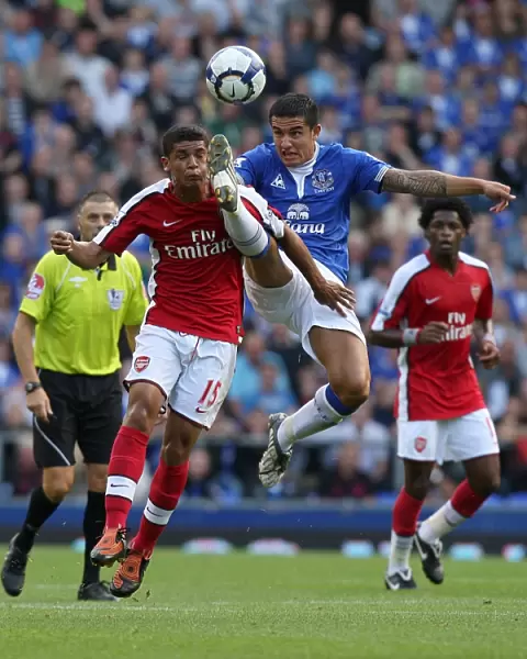 A Battle for Supremacy: Tim Cahill vs Denilson - Everton vs Arsenal