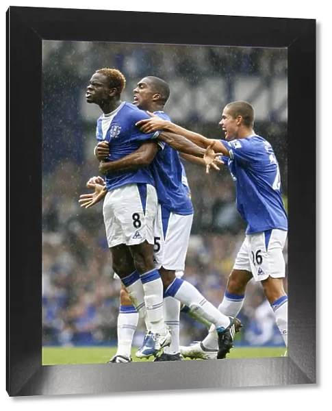 Everton's Dramatic Equalizer: Louis Saha's Unforgettable Goal vs. Wigan Athletic at Goodison Park