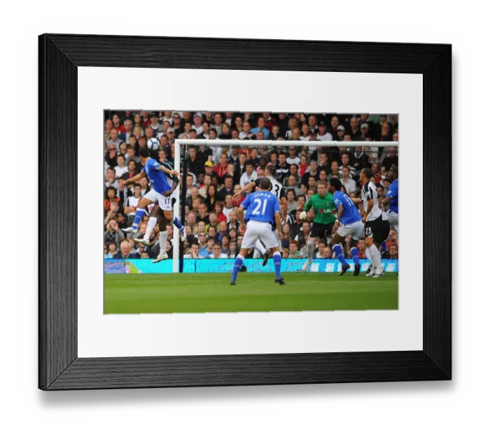 Framed Print : Tim Cahill's Historic First Goal for Everton in the Premier League: Fulham vs. Everton Framed Print : Tim Cahill's Historic First Goal for Everton in the Premier League: Fulham vs. Everton