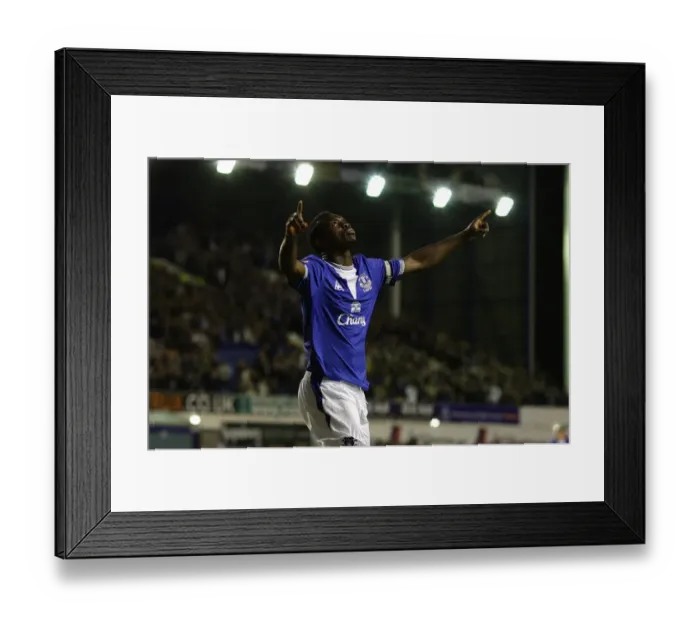 Framed Print : Soccer - UEFA Europa League - Group I - Everton v AEK Athens - Goodison Park