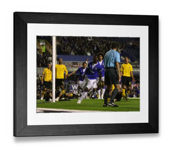 Framed Print : Joseph Yobo's Historic Goal: Everton vs AEK Athens in UEFA Europa League Framed Print : Joseph Yobo's Historic Goal: Everton vs AEK Athens in UEFA Europa League